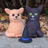 Cats with Witch Hat 1000x1000 Cats with Witch Hat 1000x1000